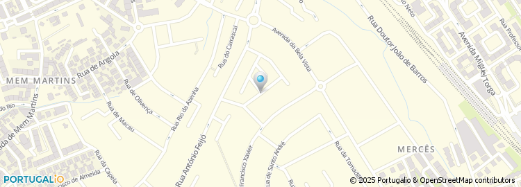 Mapa de Rua Eugénio de Castro