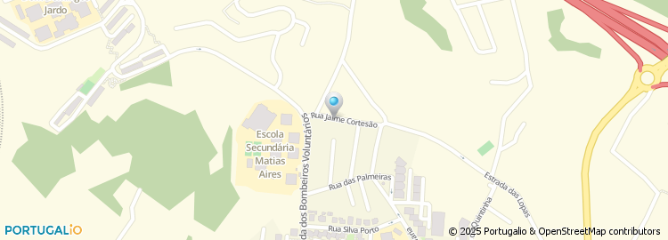 Mapa de Rua Jaime Cortesão