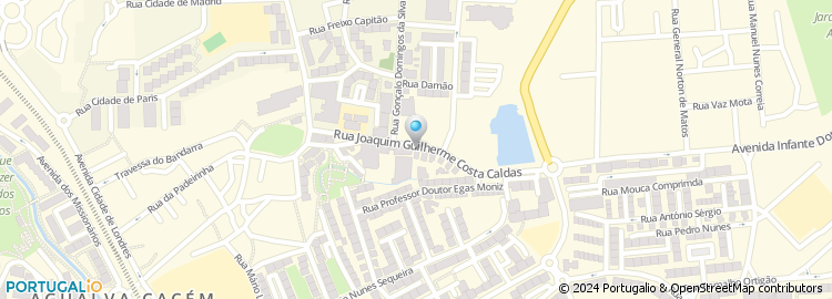 Mapa de Rua Joaquim Guilherme da Costa Caldas