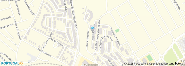 Mapa de Rua José Malhoa