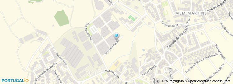 Mapa de Rua Júlio Pomar
