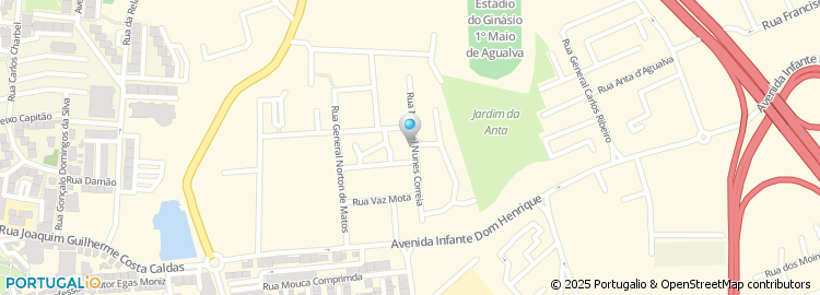 Mapa de Rua Manuel Nunes Correia