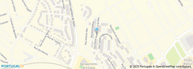 Mapa de Rua Maria Helena Vieira da Silva