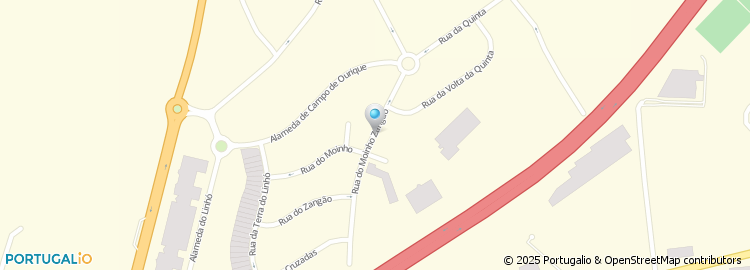 Mapa de Rua Moinho do Zangão