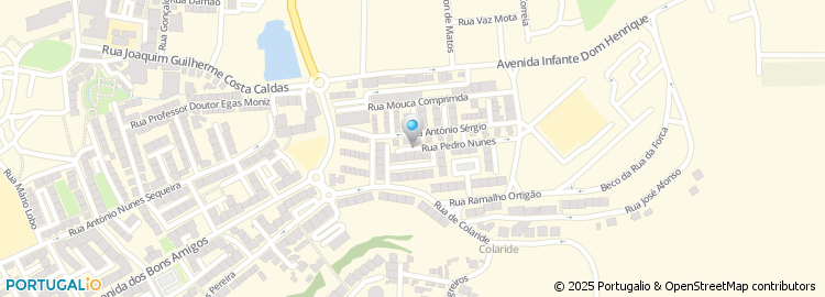 Mapa de Rua Pedro Nunes