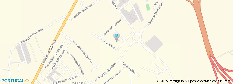 Mapa de Rua Rui Faria