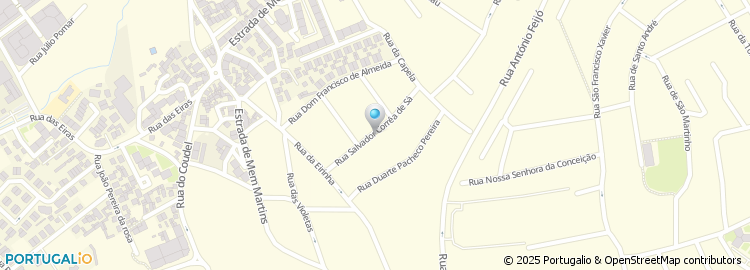 Mapa de Rua Salvador Correia de Sá