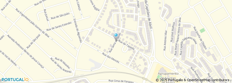 Mapa de Rua Serra de Baixo