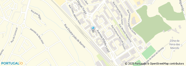 Mapa de Rua Sofia de Melo Breyner