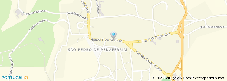 Mapa de Rua Tude de Sousa
