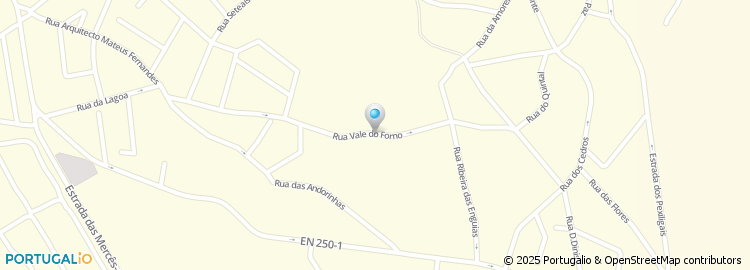 Mapa de Rua Vale do Forno