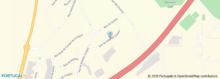 Mapa de Rua Volta da Quinta