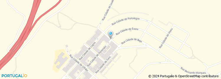 Mapa de Rua Cidade de Loulé