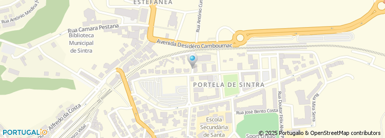 Mapa de Travessa da Portela