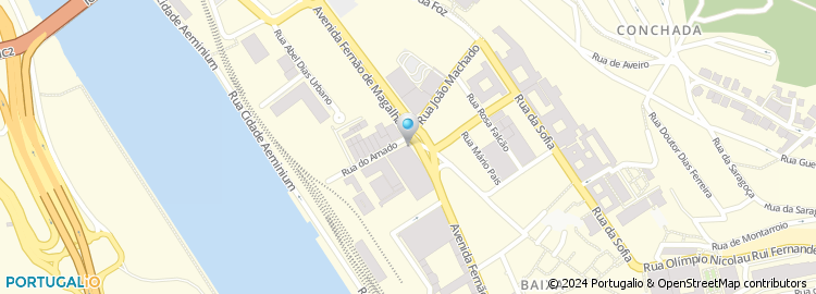 Mapa de Sixt, Rent-a-Car, Coimbra
