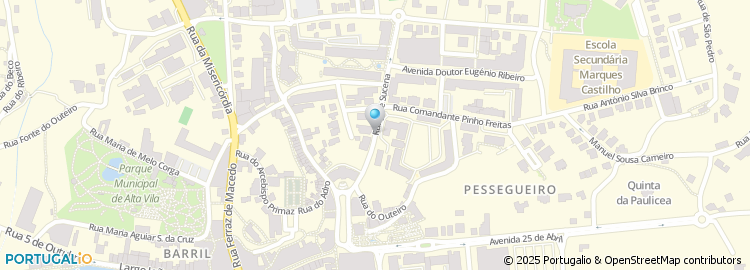 Mapa de Snack-Bar Cancioneiro