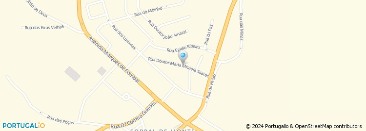 Mapa de Rua Doutora Maria Micaela Soares