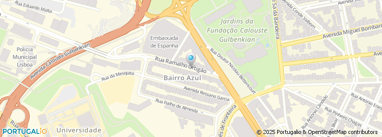 Mapa de Soc. Arquitectos Manuel Maia e Jose Amorim Associados