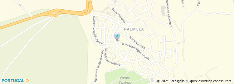 Mapa de Soc. Columbofila de Palmela
