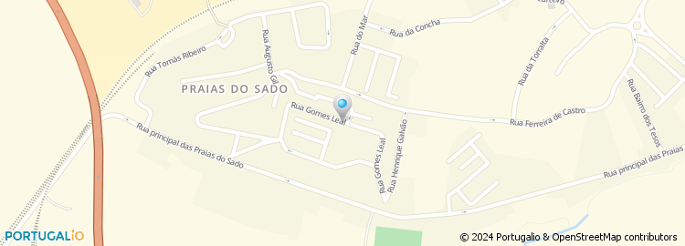 Mapa de Soc. Urbanizações Portal do Sado, Lda