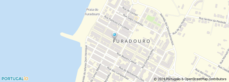 Mapa de Sociedade de Melhoramentos da Praia do Furadouro, Lda
