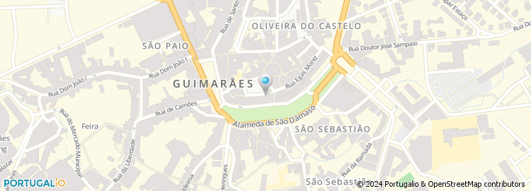 Mapa de Sociedade Musical de Guimarães