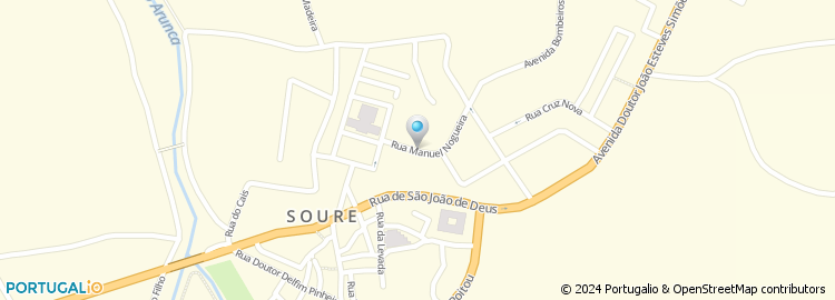 Mapa de Rua Manuel Nogueira