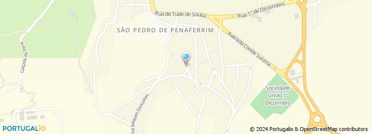 Mapa de Sousa Medeiros - Gestão Fiscalização Projectos Obras, Lda