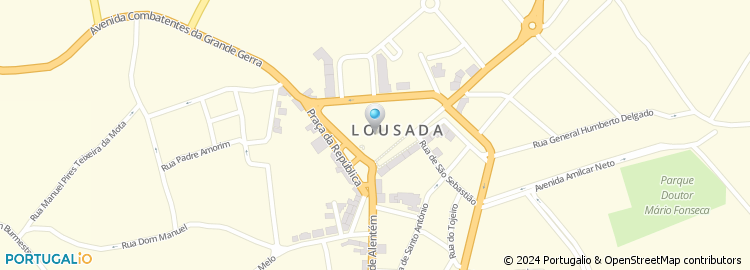 Mapa de Sousa & Rodrigues - Transportes, Lda