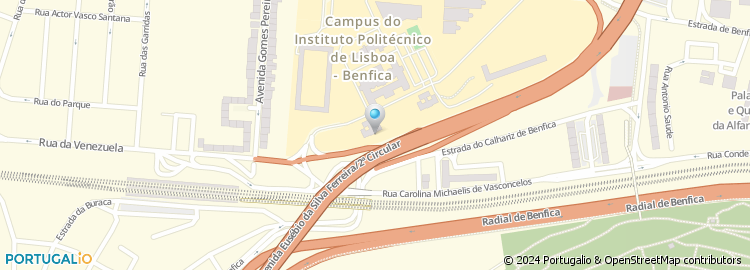 Mapa de Sport Lisboa e Benfica