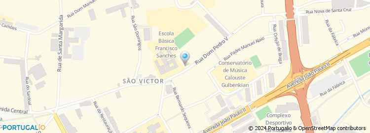 Mapa de Starwash, Hospital de Braga