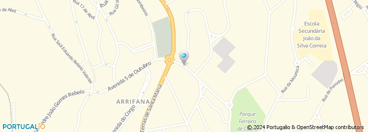 Mapa de Station Arrifana - Centro de Manutenção de Veiculos, Lda