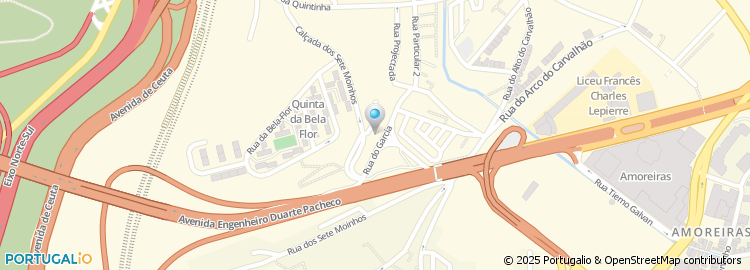 Mapa de Stop & Wash, Amoreiras Shopping