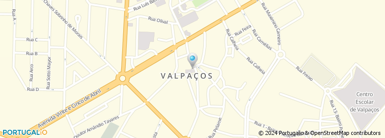 Mapa de Supercabaz - Auto Mercado Valpacense, Lda