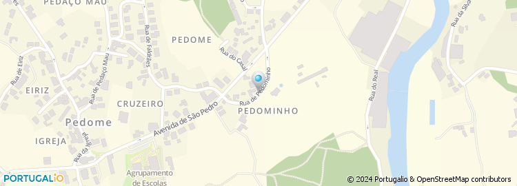 Mapa de Supermercado São Miguel Pedome, Lda