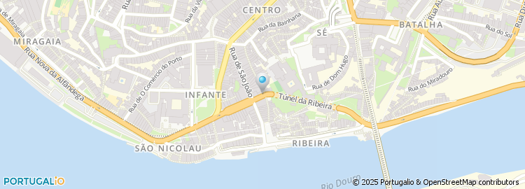 Mapa de Taberna Tunel da Ribeira