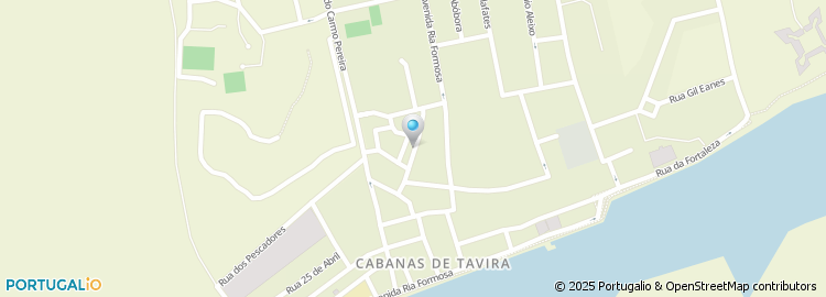 Mapa de Rua das Areias