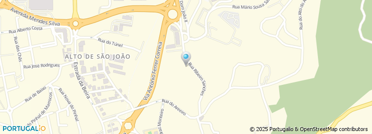 Mapa de Táxi Vendinha, Lda