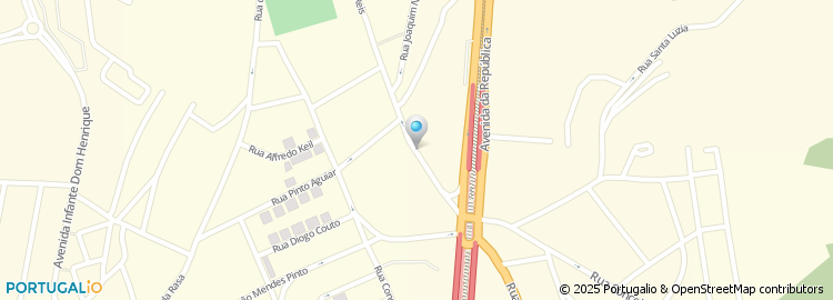 Mapa de Taxis Centrais de Mafamude Lda