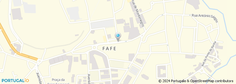 Mapa de Táxis Fafe