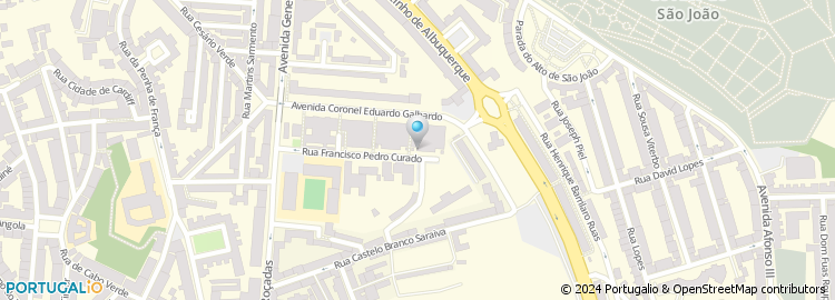 Mapa de Táxis Fragoso & Oliveira, Lda