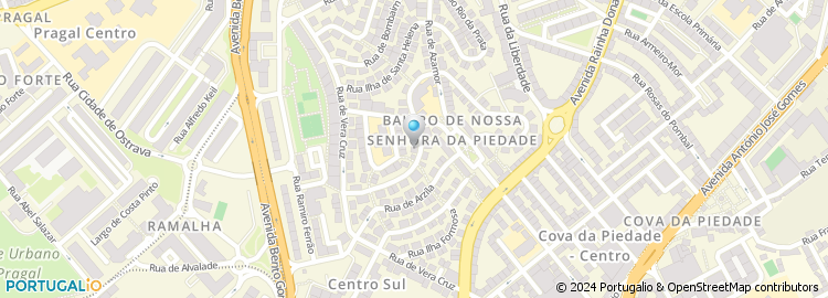 Mapa de Táxis Oliveira & Duarte Lda