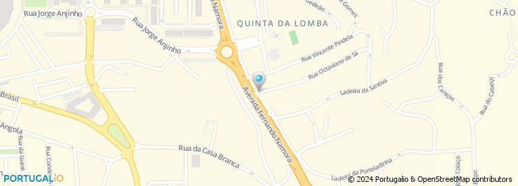 Mapa de Táxis Pratas & Martins Lda