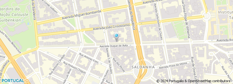Mapa de Telepizza, 5 de Outubro, Lisboa