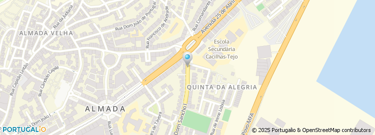 Mapa de Telepizza, Almada