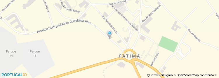 Mapa de Telepizza, Fátima