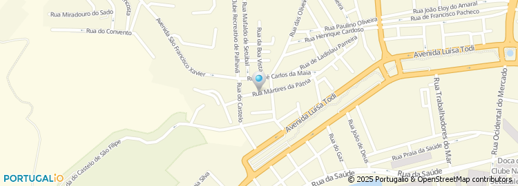 Mapa de Telereparadora Electronica do Sado Lda
