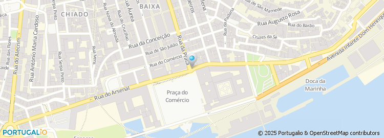 Mapa de Terreiro do Paço - Actividade de Restauração, Lda