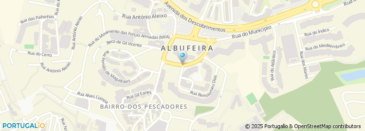 Mapa de Testemunhas de Jeova de Albufeira