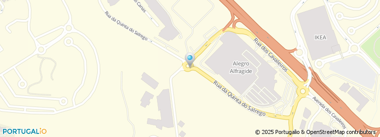 Mapa de The Body Shop, Alegro Alfragide